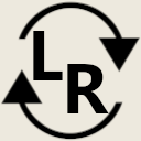 Chrome extension icon, a looping arrow with the letters 'LR' inside